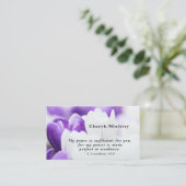2 Corinthians 12:9 My Grace is Sufficient for You Business Card (Standing Front)