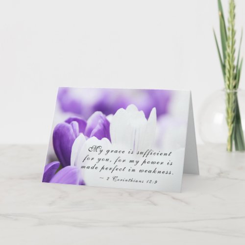 2 Corinthians 129 My Grace is Sufficient for You Card