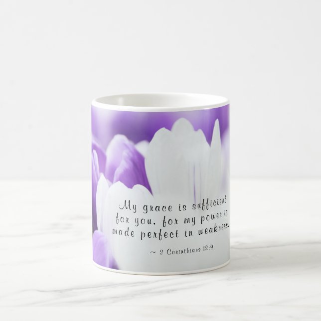 2 Corinthians 12:9 My Grace is Sufficient for You Coffee Mug (Center)