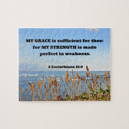 2 Corinthians 129 My Grace is sufficient  Jigsaw Puzzle