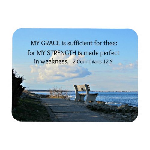 2 Corinthians 129 My Grace is sufficient  Magnet