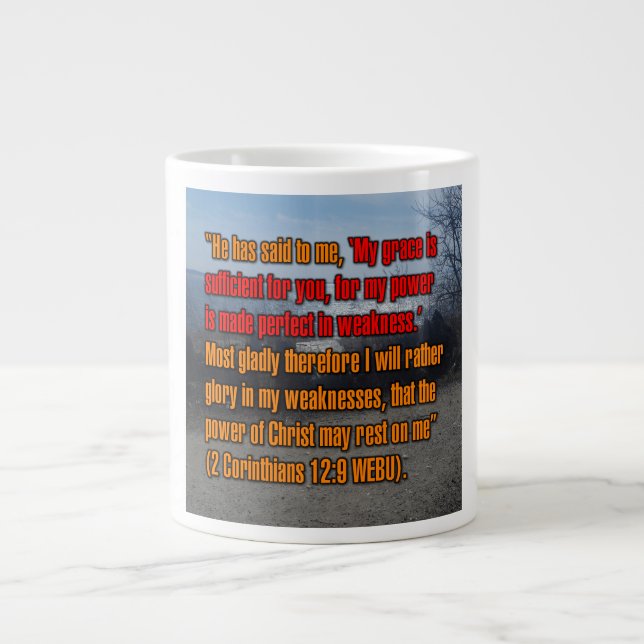 2 Corinthians 12:9 WEBU Mug (Front)