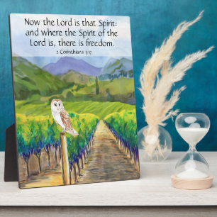 2 Corinthians 3:17 Plaque