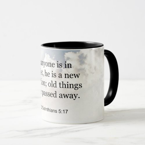 2 Corinthians 517 Bible verse Mug