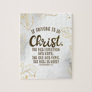 2 Corinthians 5:17 If Anyone is in Christ Jigsaw Puzzle