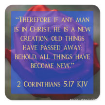 2 Corinthians 5:17 Redeeming the Beast Stickers
