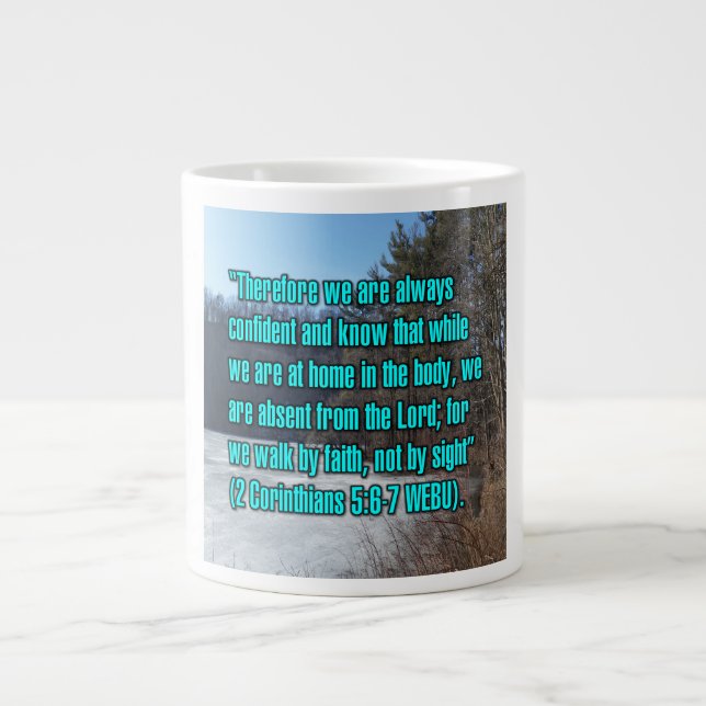 2 Corinthians 5:6-7 WEBU Mug (Front)
