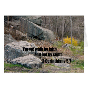 2 Corinthians 5:7 Cards