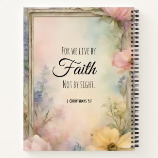 2 Corinthians 5:7 Christian Bible Verse Art