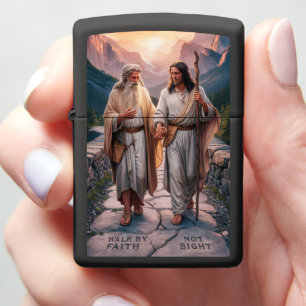 2 Corinthians 5:7 Walk by Faith, Not Sight Always Zippo Lighter