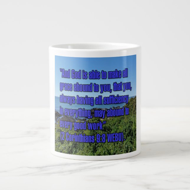 2 Corinthians 9:8 WEBU Mug (Front)