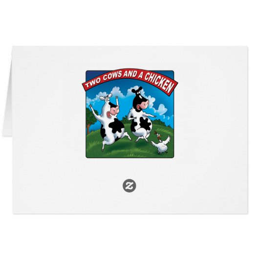 2 Cows and a Chicken Ice Cream Truck (Back Horizontal)