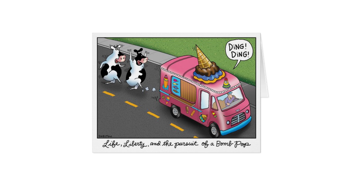 2 Cows and a Chicken Ice Cream Truck | Zazzle.com