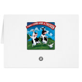 2 Cows and a Chicken Ice Cream Truck Cards (Back Horizontal)