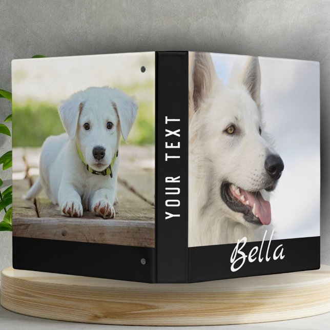 2 Custom Full Photos Pet Dog Photo Album  3 Ring Binder (Creator Uploaded)