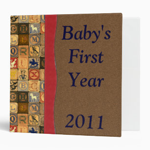 2" Customizable Baby Binder