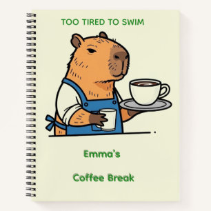 2. Cute Capybara Journal