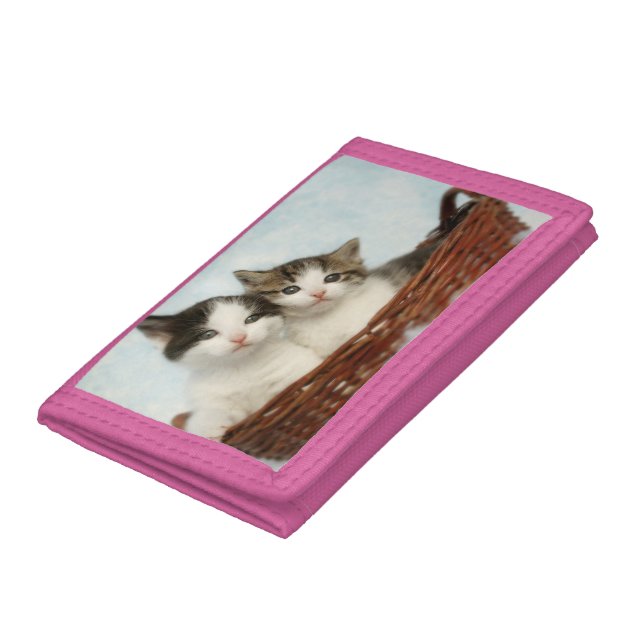 2 Cute Kittens Women's Wallet (Bottom)