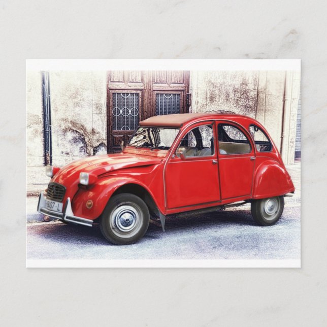 2 CV POSTCARD (Front)