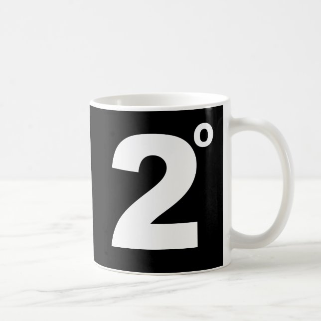 2 degrees of climate change mug (Right)