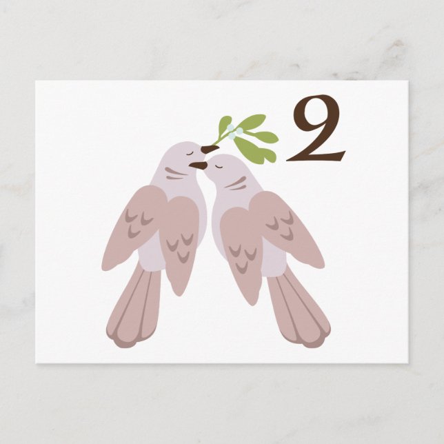 2 Doves Postcard (Front)