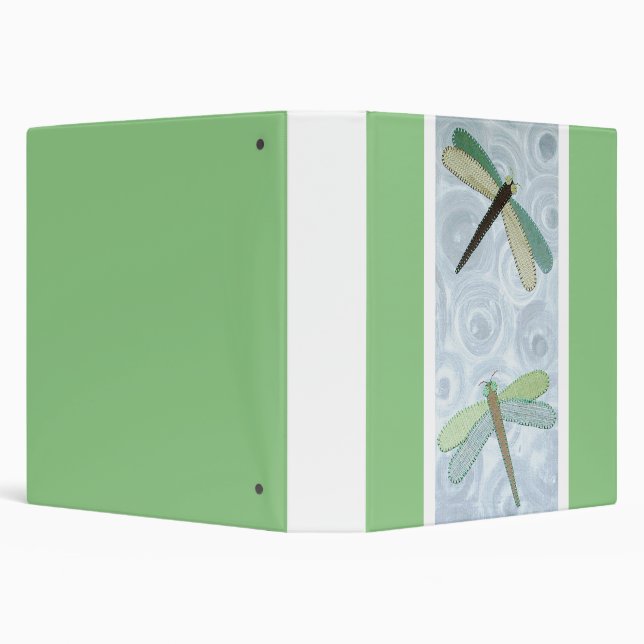 2 Dragonflies #1 3 Ring Binder (Background)