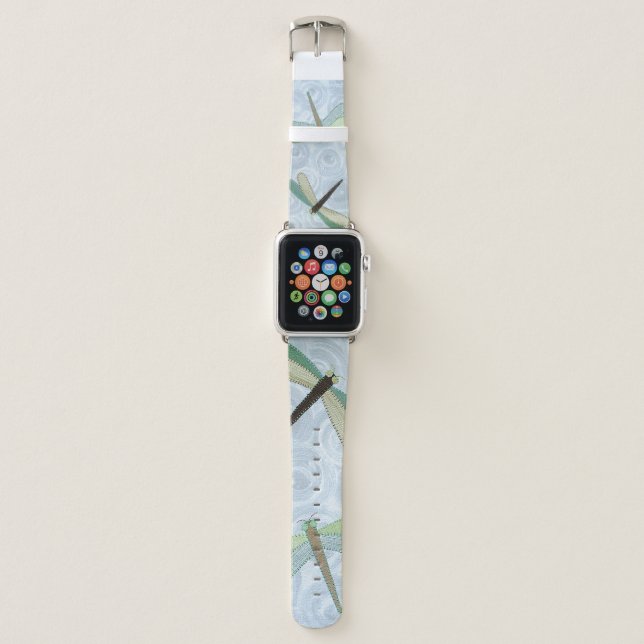 2 Dragonflies #1 Apple Watch Band (Front)