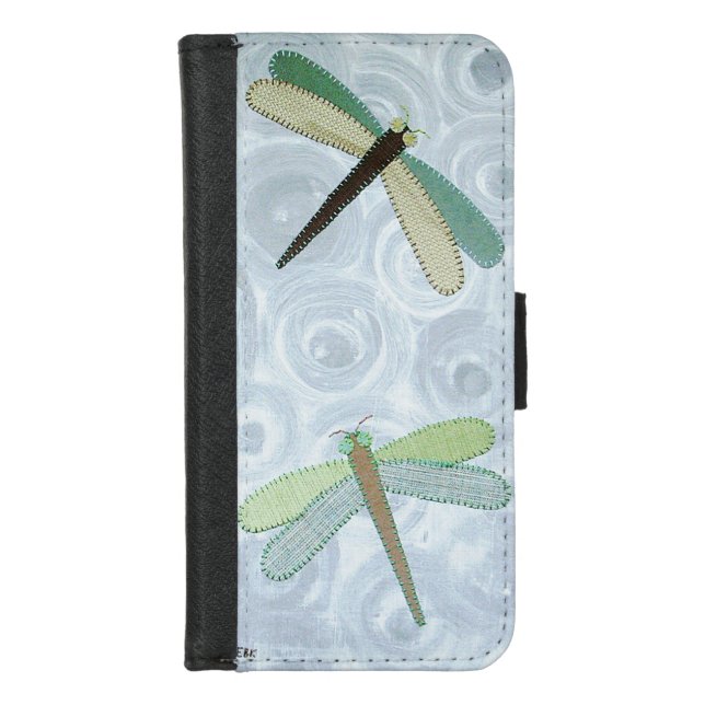 2 Dragonflies #1 iPhone Wallet Case (Front)