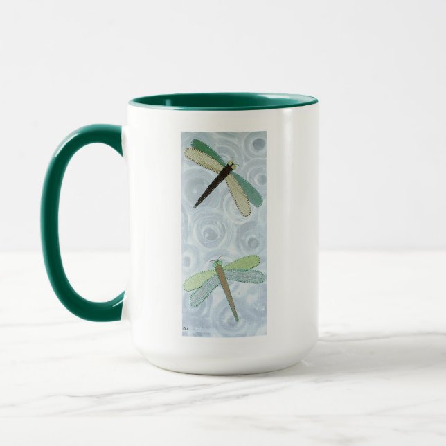 2 Dragonflies #1 Mug (Left)