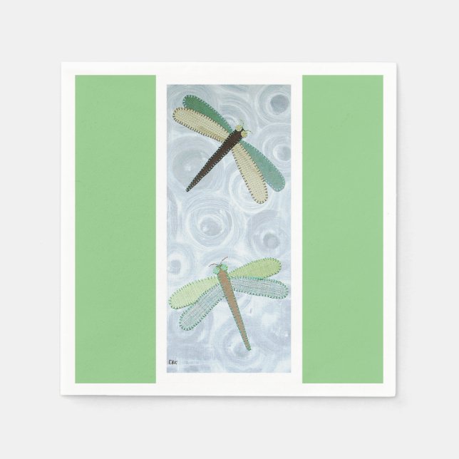 2 Dragonflies #1 Napkins (Front)