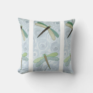 2 Dragonflies #1 Throw Pillow