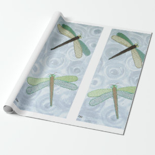 2 Dragonflies #1 Wrapping Paper