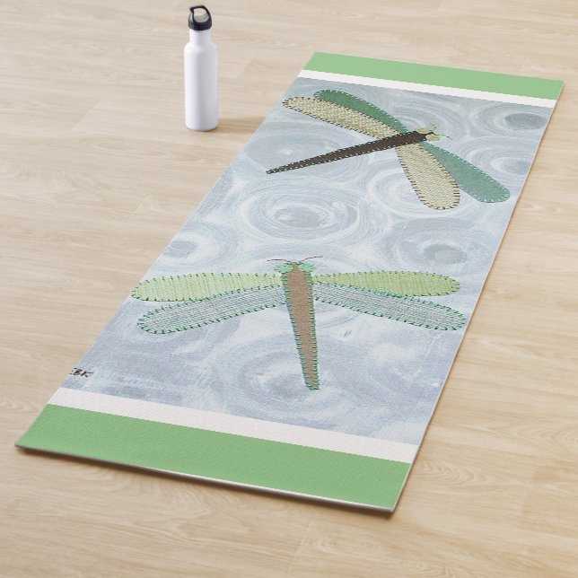 2 Dragonflies #1 Yoga Mat (In Situ)