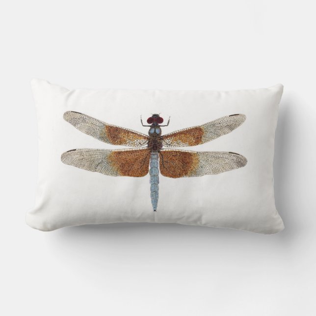 2 dragonflies 9! per side) lumbar pillow (Front)