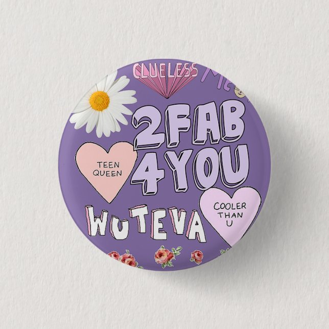 2 Fab 4 You Button (Front)