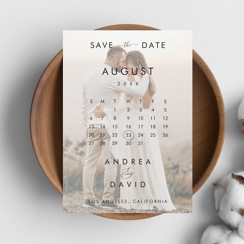 2 Faded Fading Photos Ampersand Calendar Wedding Save The Date