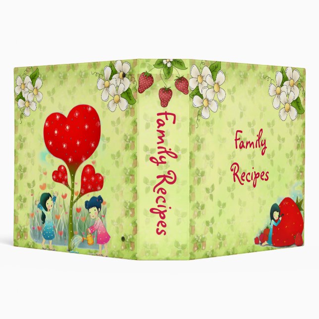 2" Family Recipe Binder (Background)