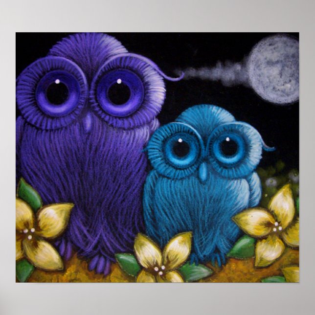 2 FANTASY OWLS Poster (Front)