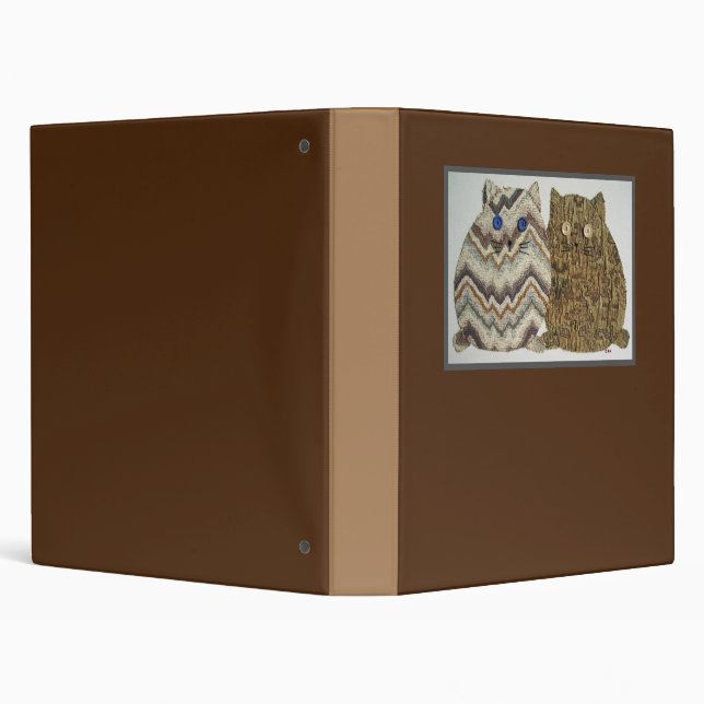 2 Fat Cats #1 3 Ring Binder (Background)