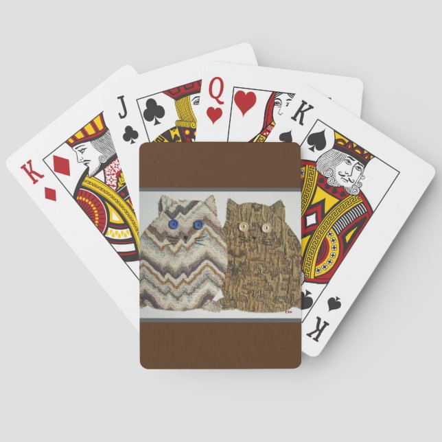 2 Fat Cats #1 Poker Cards (Back)