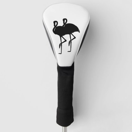 2 Flamingos Golf Head Cover