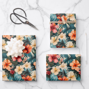 #2 Floral Pattern Wrapping Paper Sheets