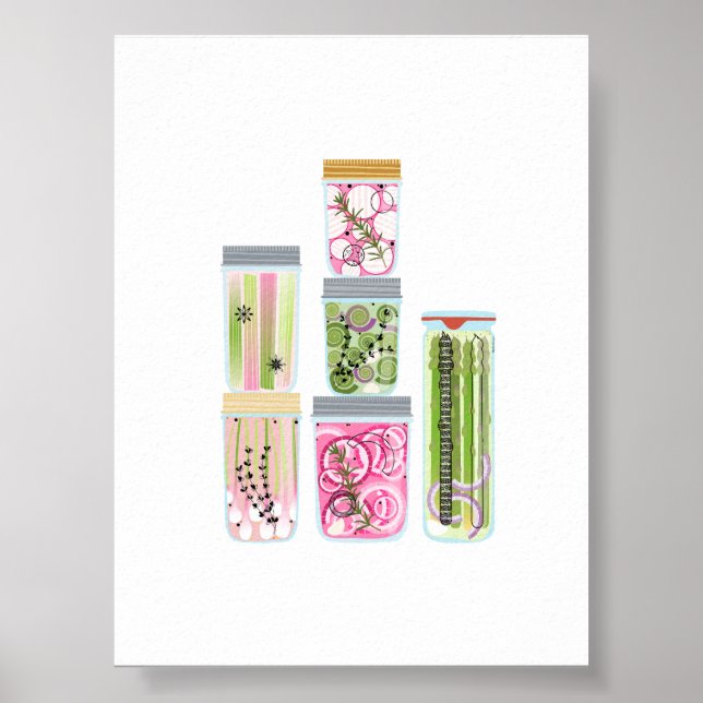 #2 Food Canning Jars Poster (Front)