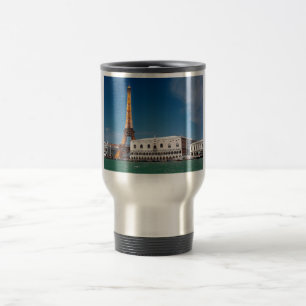 2 for 1 Venice and Paris - Mixed up World Travel Mug
