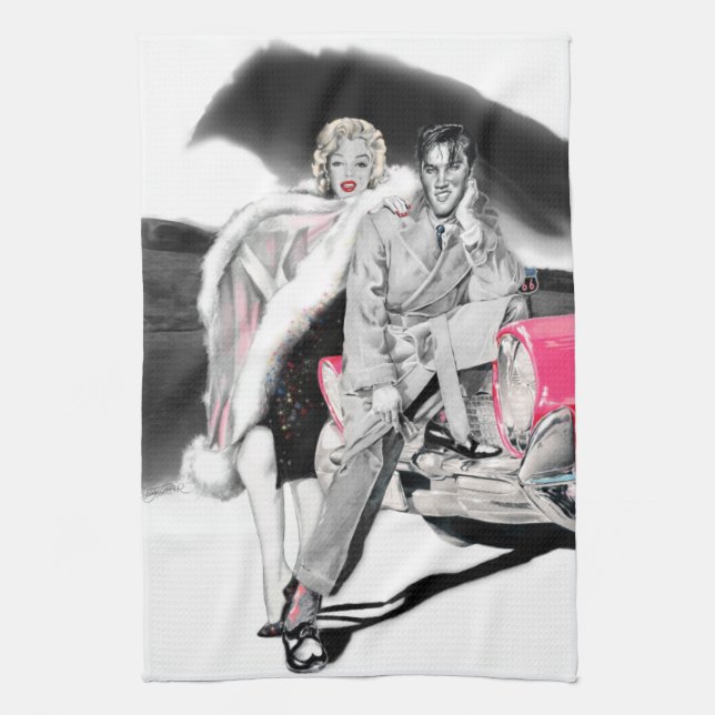 2 For The Road 2 Kitchen Towel (Vertical)