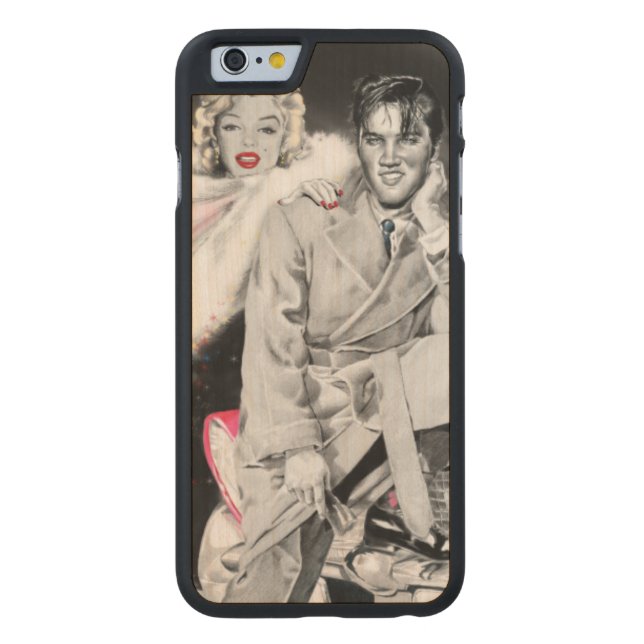 2 For The Road Carved Wood iPhone Case (Back)