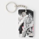 2 For The Road Keychain at Zazzle