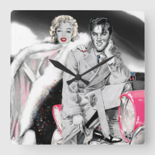 2 For The Road Square Wall Clock