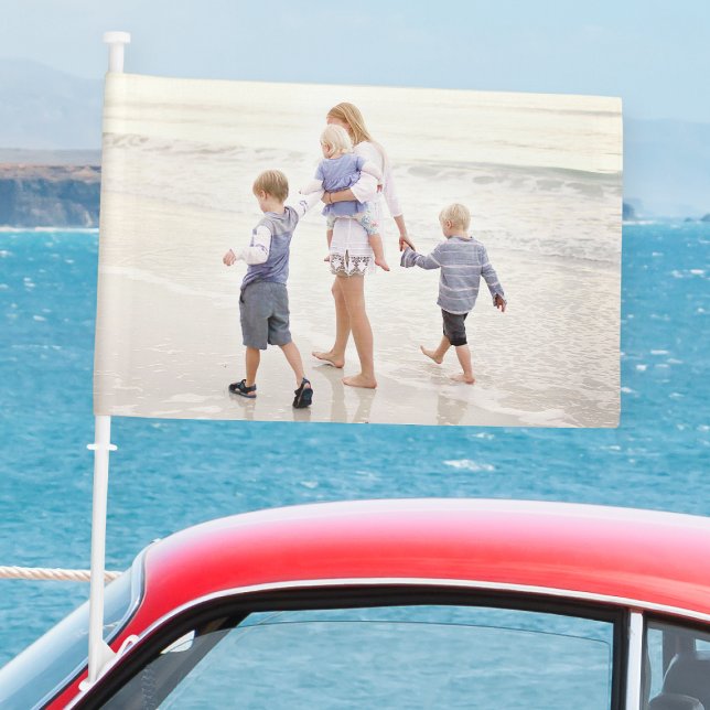 2 Full Photo Custom Image Upload Car Flag (Creator Uploaded)