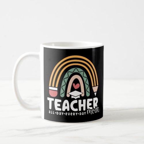 2_ Funny Teacher Mode Teaching Gift for Teacher Coffee Mug
